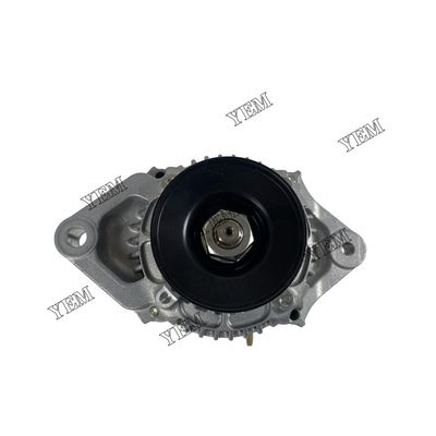 For Yanmar 12V 80A 4TNV98 Alternator 123910-77210 excavator engine parts