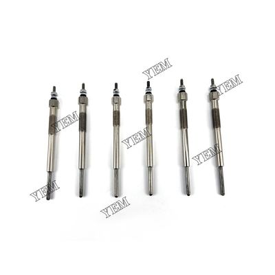 For Isuzu Parts 6HK1 4HK1 6 PCS Glow Plug 8-94390777-6 engine