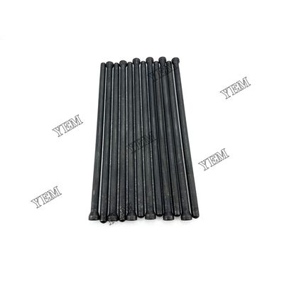 For Komatsu 12PCS Valve Push Rod For 6D125 Engine Parts