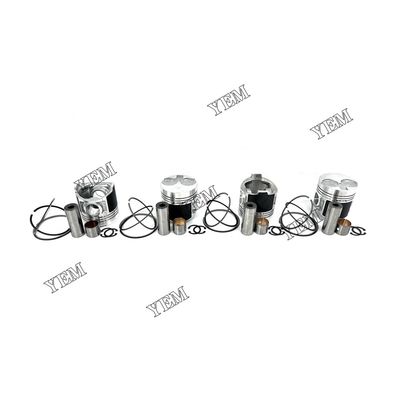 4PCS Buy N844 Piston With Rings For Fits Shibaura High Quality 3024 3024C N844 404D-22