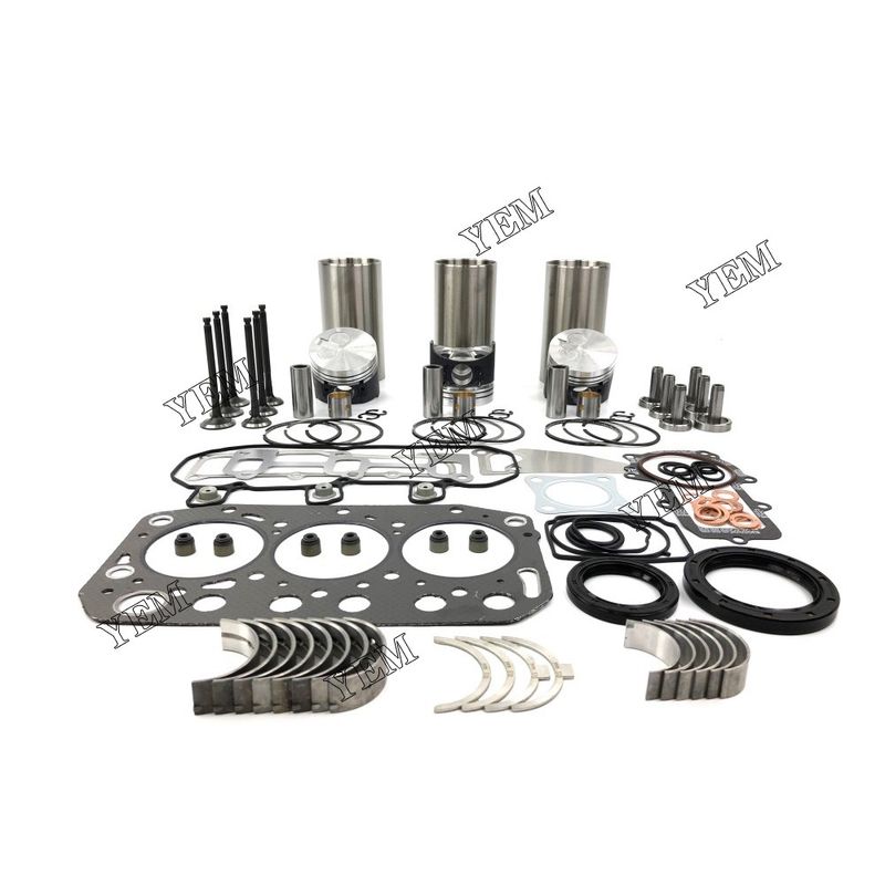 Overhaul Rebuild Kit &Valve kit For Yanmar 3TNV70 3D70E Engine parts