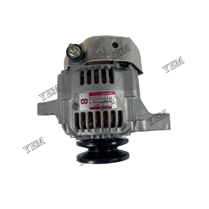 For Yanmar 12V 80A 4TNV98 Alternator 123910-77210 excavator engine parts