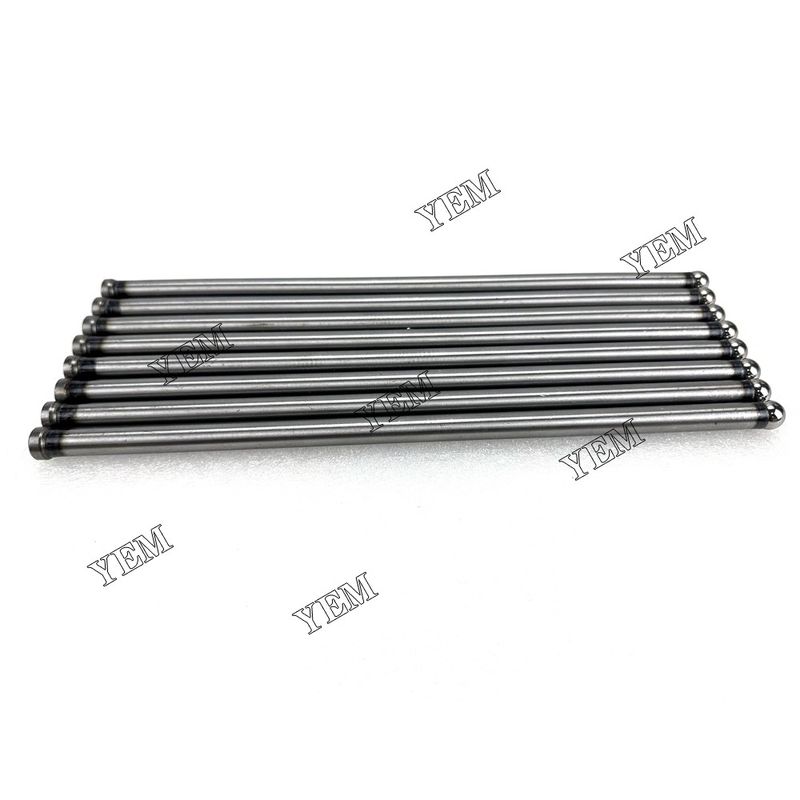 For Mitsubishi 4D33 8pc Valve Push Rod Engine truck excavator parts