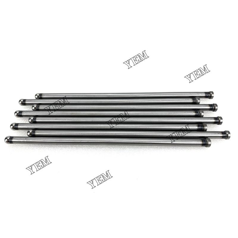 For Mitsubishi 4D33 8pc Valve Push Rod Engine truck excavator parts