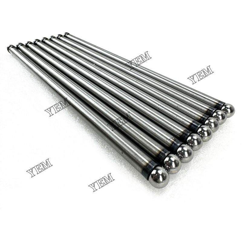 For Mitsubishi 4D33 8pc Valve Push Rod Engine truck excavator parts