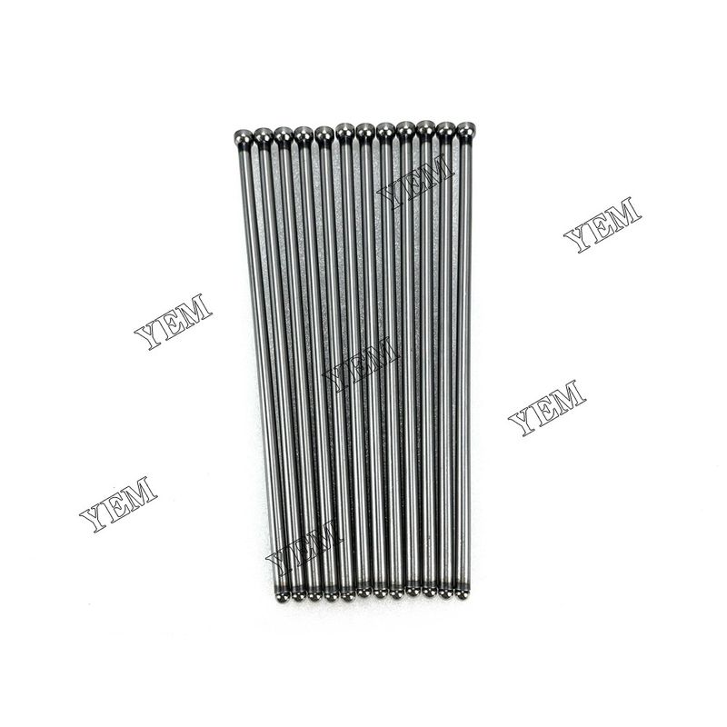 For Isuzu 1-12575036-0 Engine Parts 12PCS 6BD1 Valve Push Rod