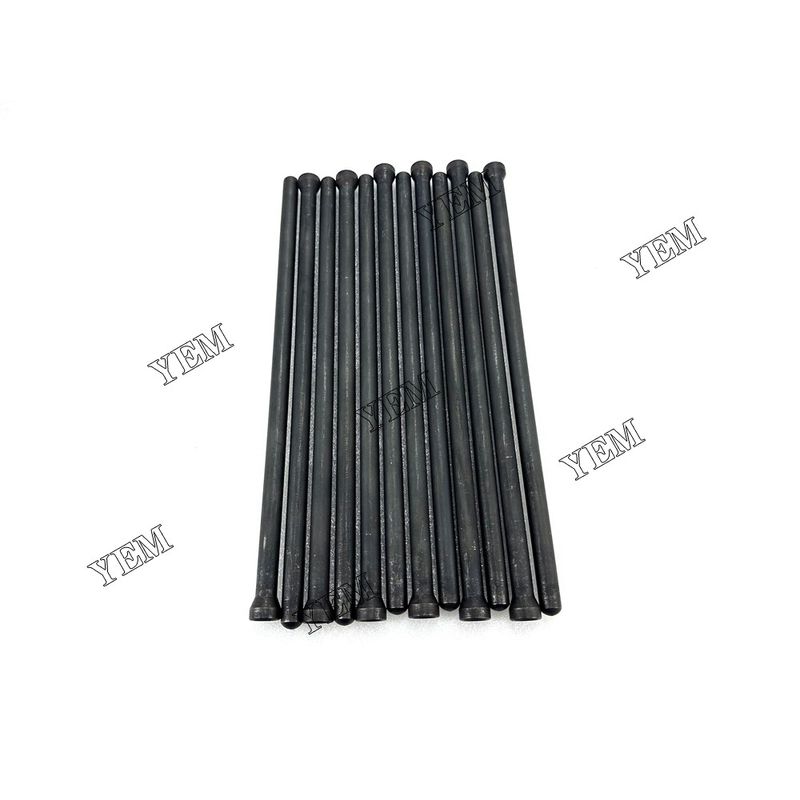 For Komatsu 12PCS Valve Push Rod For 6D125 Engine Parts