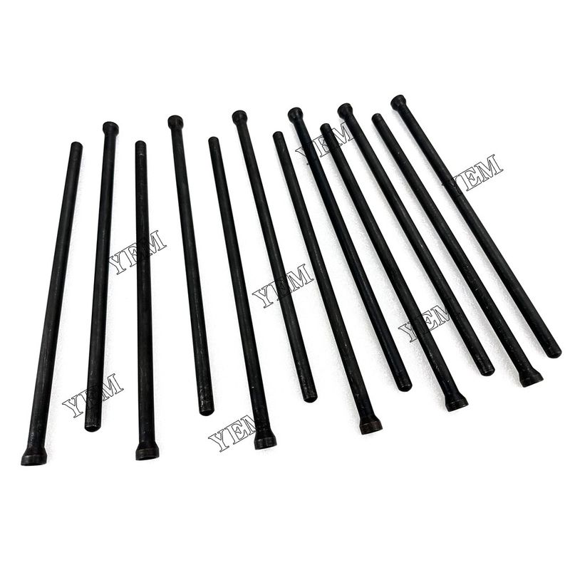 For Komatsu 12PCS Valve Push Rod For 6D125 Engine Parts