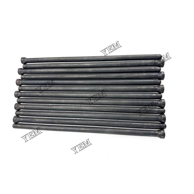 For Komatsu 12PCS Valve Push Rod For 6D125 Engine Parts