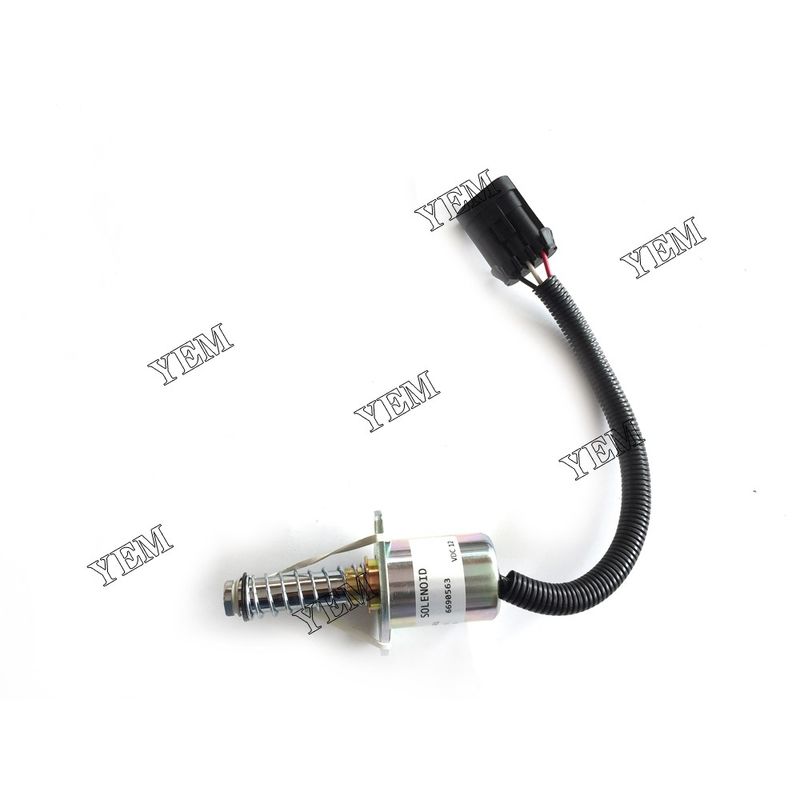 12V Shutoff Solenoid 6690563 For Bobcat Parts A220 S70 S100 S18 S450
