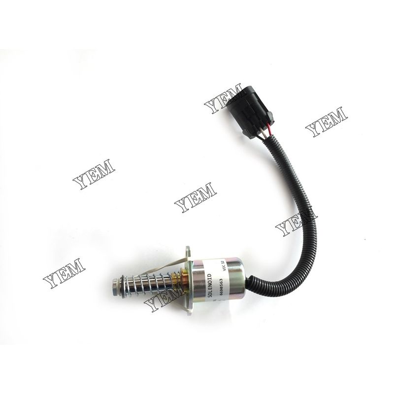 12V Shutoff Solenoid 6690563 For Bobcat Parts A220 S70 S100 S18 S450