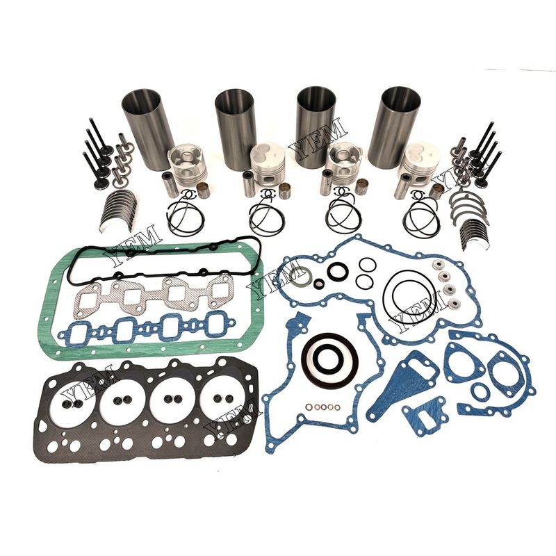 For Toyota 1DZ-2 Overhaul Rebuild Kit With Gasket Set Bearing&Valve Train Excavator engine
