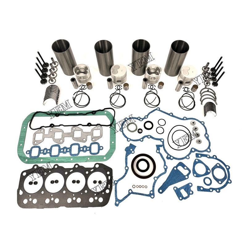 For Toyota 1DZ-2 Overhaul Rebuild Kit With Gasket Set Bearing&Valve Train Excavator engine