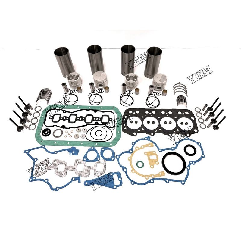 For Toyota 1DZ-3 Overhaul Rebuild Kit With Gasket Set Bearing&Valve Train Excavator engine