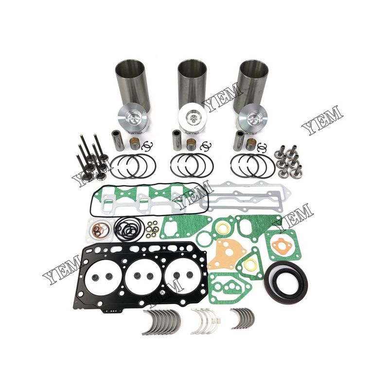 For Yanmar 3D84-3 Overhaul Kit With Valves Excavator engine