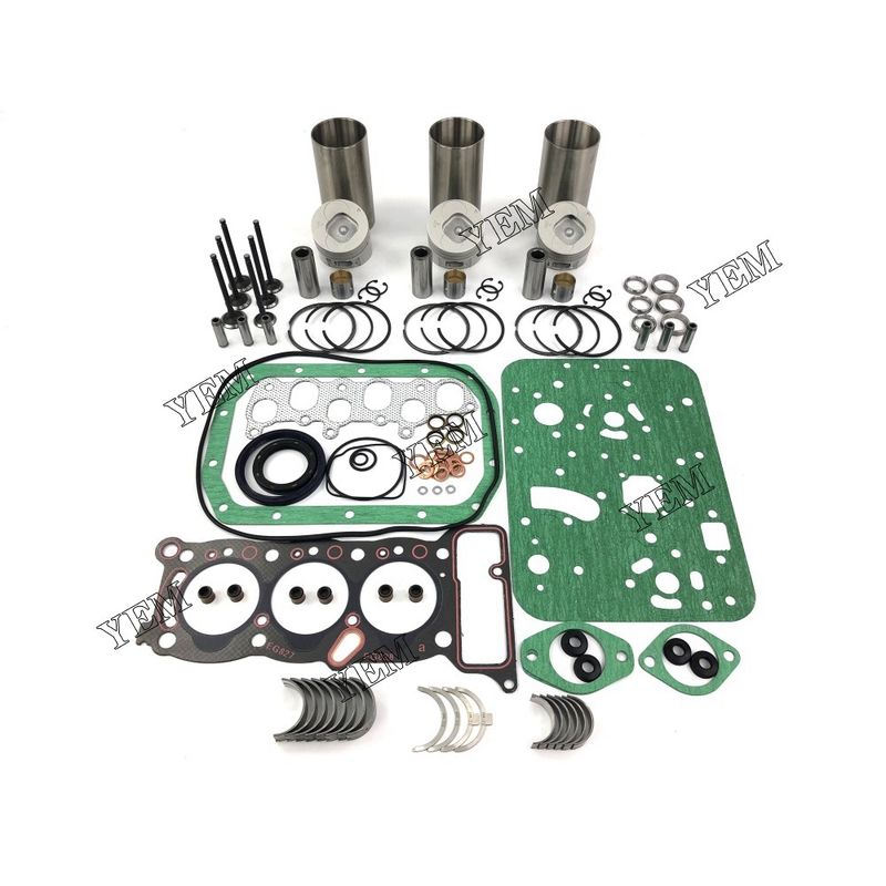Overhaul Kit With Valves For Isuzu 3KC1 Engine Spare Parts