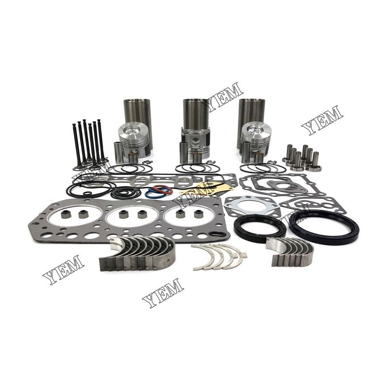 For Yanmar 3T75 Overhaul Rebuild Kit With Gasket Set Bearing&Valve Train