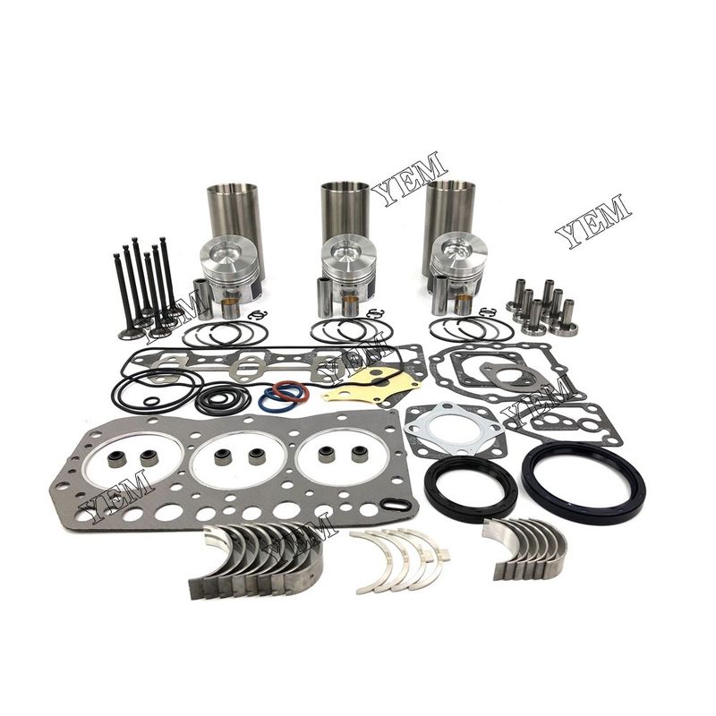 For Yanmar 3T75 Overhaul Rebuild Kit With Gasket Set Bearing&Valve Train