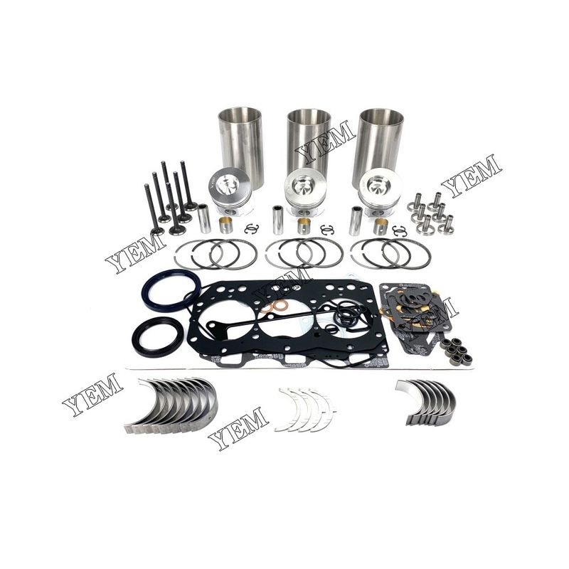 Engine 3TNE82 For Yanmar Overhaul Rebuild Kit With Gasket Set Bearing&Valve Train