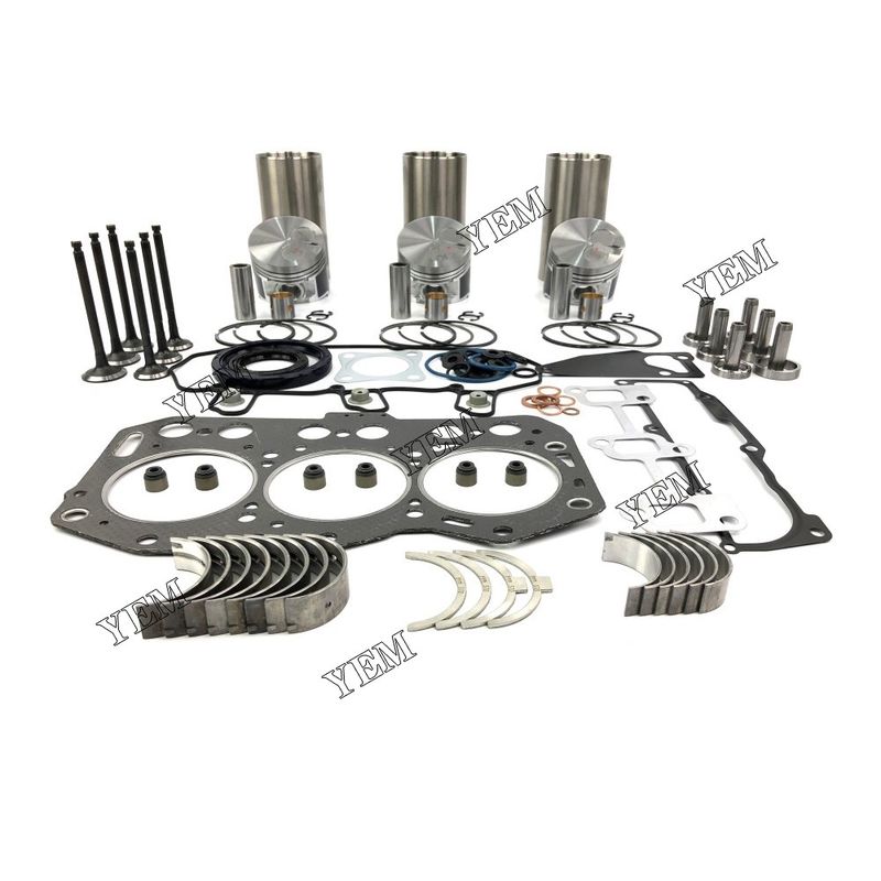 For Yanmar 3TNV76 Overhaul Kit With Valves excavator engine parts