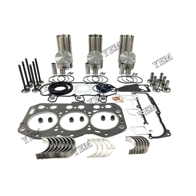 For Yanmar 3TNV76 Overhaul Kit With Valves excavator engine parts