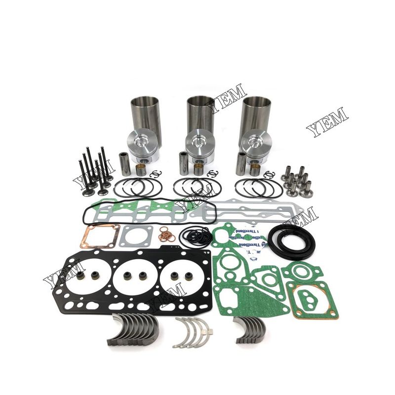 Overhaul Rebuild Kit With Gasket Set Bearing&Valve Train Engine For Yanmar 3TNV88