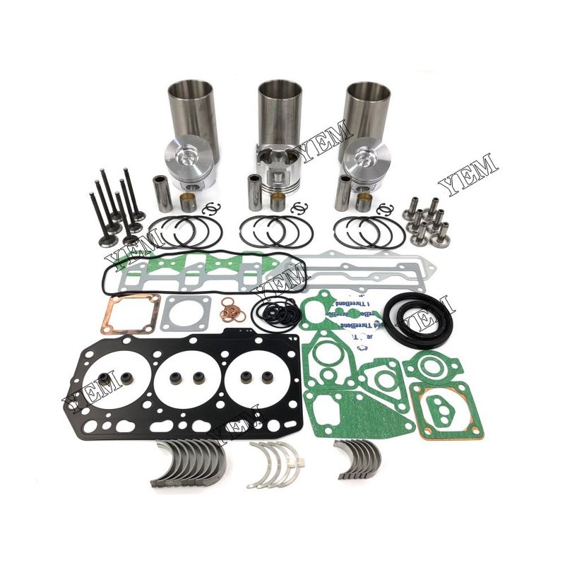 Overhaul Rebuild Kit With Gasket Set Bearing&Valve Train Engine For Yanmar 3TNV88