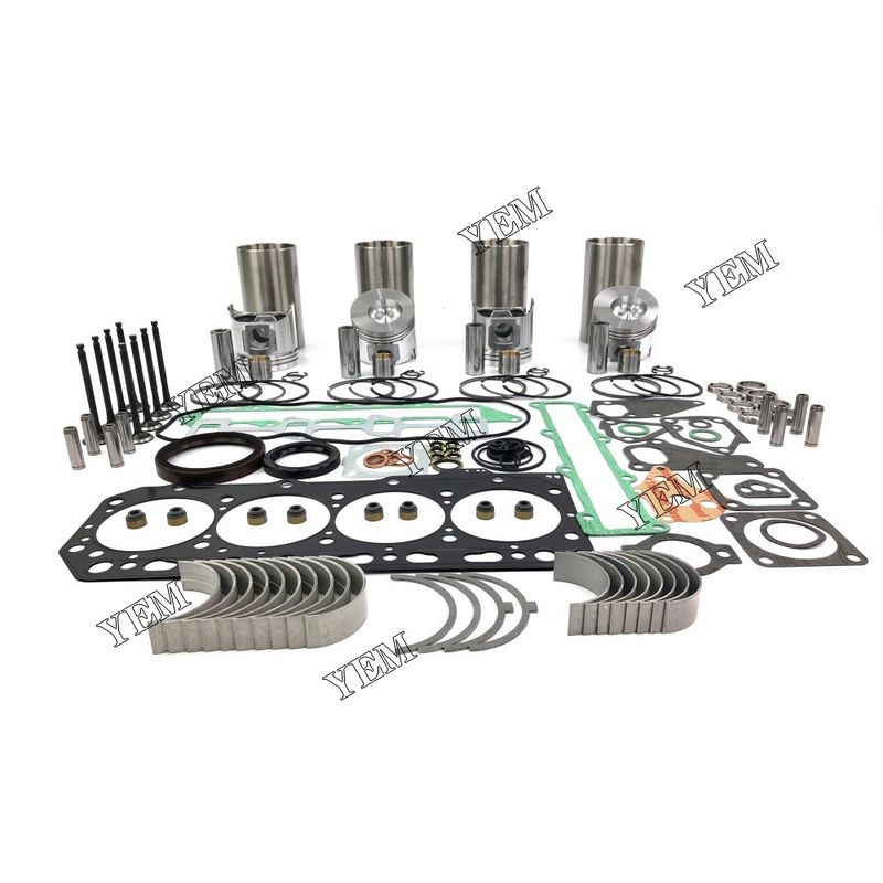 4TNE88 Engine For Yanmar Overhaul Rebuild Kit With Gasket Set Bearing&Valve Train