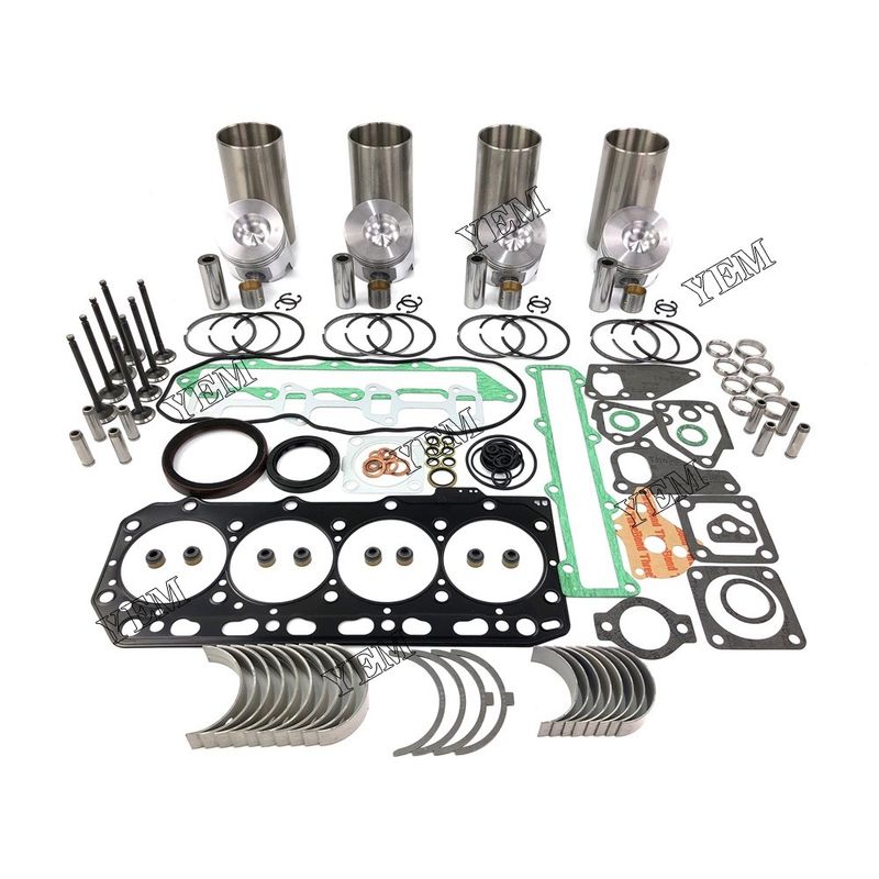 4TNE88 Engine For Yanmar Overhaul Rebuild Kit With Gasket Set Bearing&Valve Train