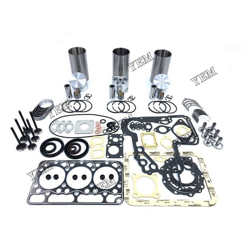 D950 For Kubota Overhaul Rebuild Kit With Gasket Set Bearing&Valve Train
