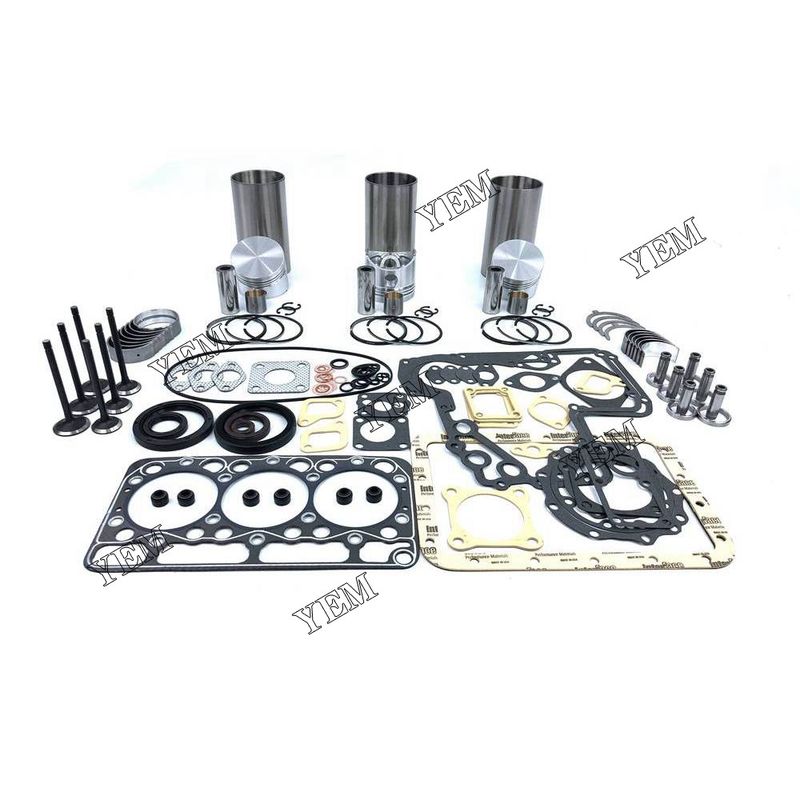 D950 For Kubota Overhaul Rebuild Kit With Gasket Set Bearing&Valve Train
