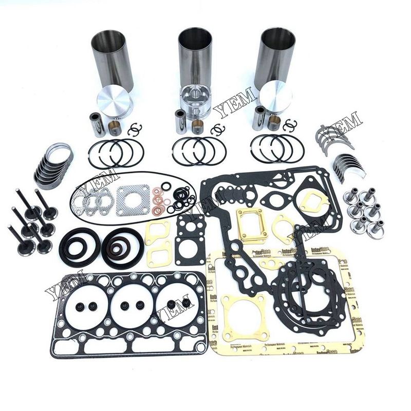 D950 For Kubota Overhaul Rebuild Kit With Gasket Set Bearing&Valve Train
