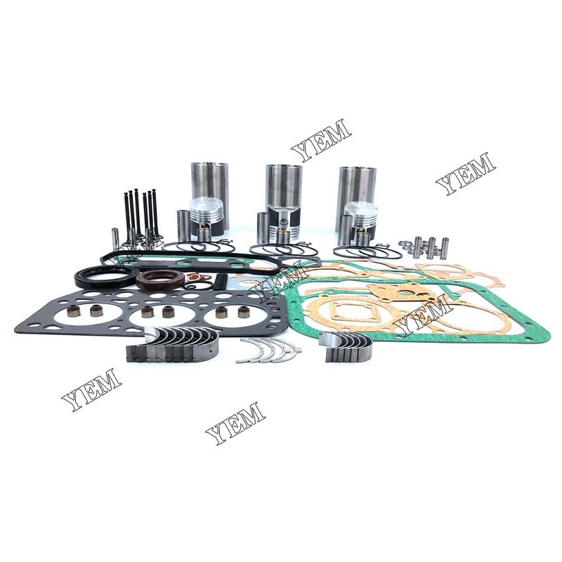 Overhaul Rebuild Kit With Gasket Set Bearing&Valve Train For Mitsubishi K3D