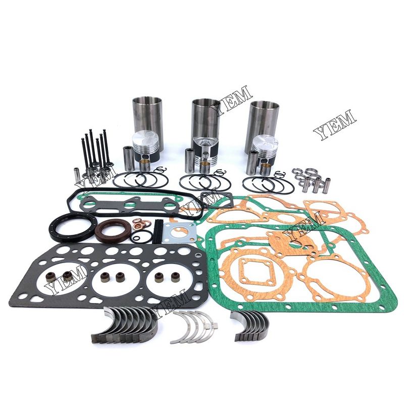 Overhaul Rebuild Kit With Gasket Set Bearing&Valve Train For Mitsubishi K3D