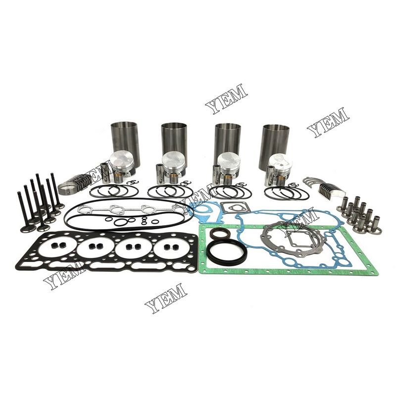 Overhaul Rebuild Kit With Gasket Set Bearing&Valve Train V1305 For Kubota