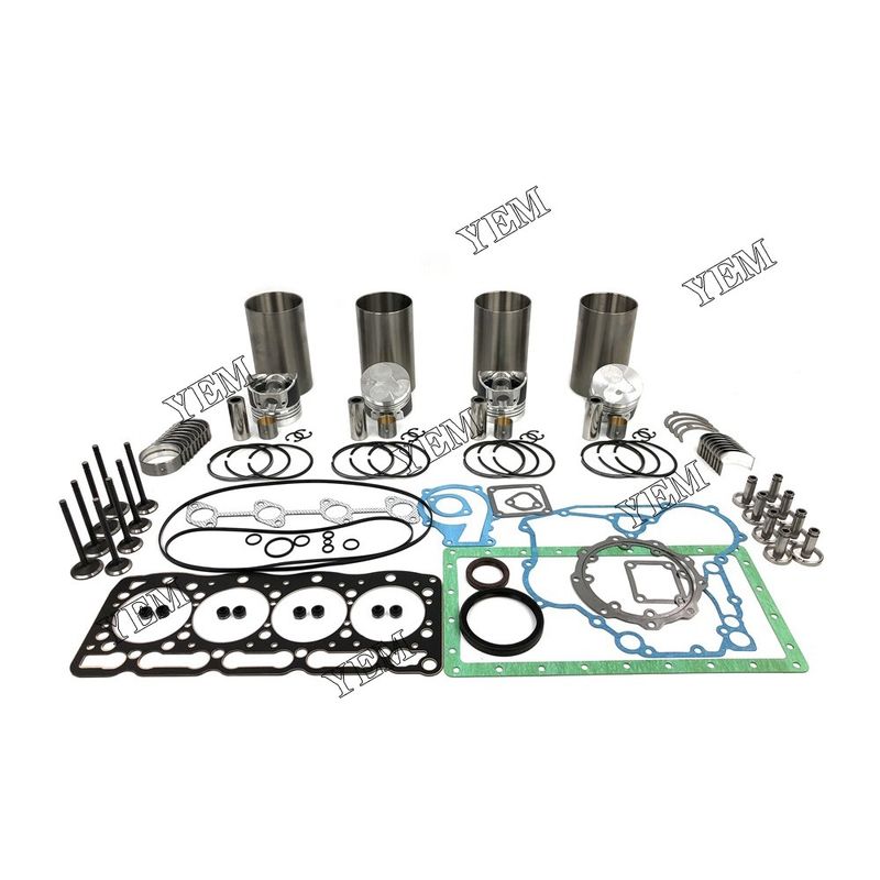 Overhaul Rebuild Kit With Gasket Set Bearing&Valve Train V1305 For Kubota
