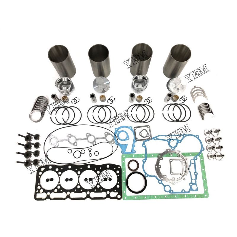 Overhaul Rebuild Kit With Gasket Set Bearing&Valve Train V1305 For Kubota