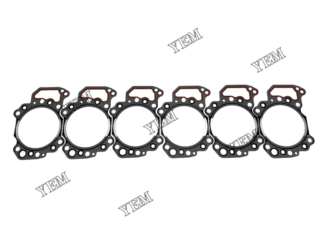 6D125-N For Komatsu Head Gasket Forklift Excavator Engine