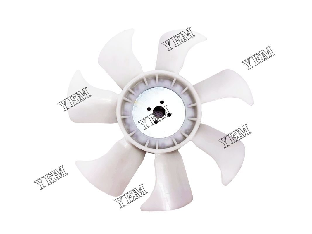 V1505 Diesel Engine Cooling Fan Blade 7 Blades For Kubota Excavator 16285-74110