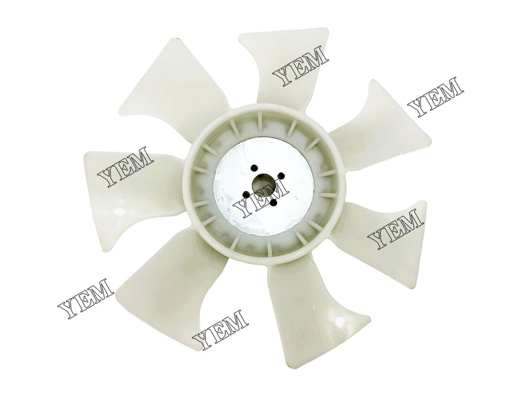 V1505 Diesel Engine Cooling Fan Blade 7 Blades For Kubota Excavator 16285-74110