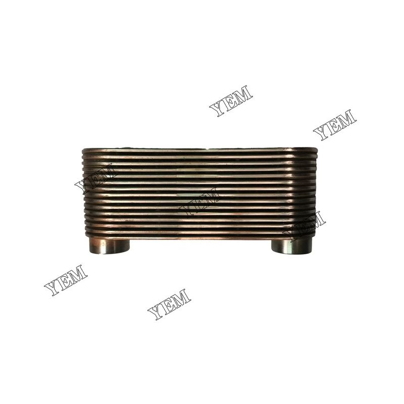 Excavator Engine Parts Fits D7D Detroit Oil Cooler Core For Volvo