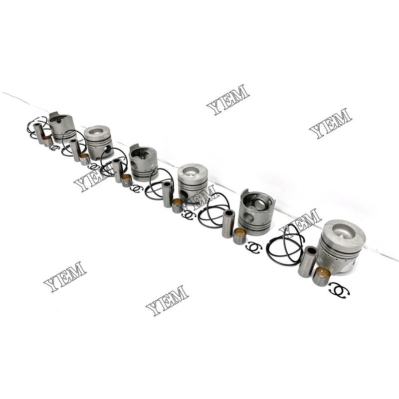 Nissan FD6 Excavator Forklift Engine Parts Piston With Rings