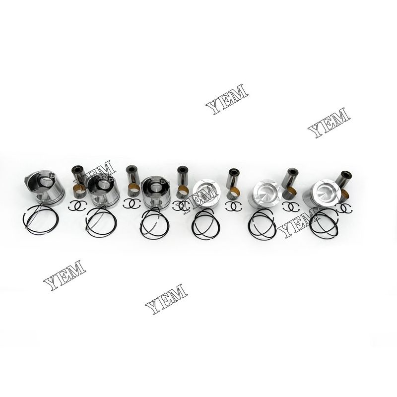S6B3 Piston With Rings For Mitsubishi  Engine Spare Parts
