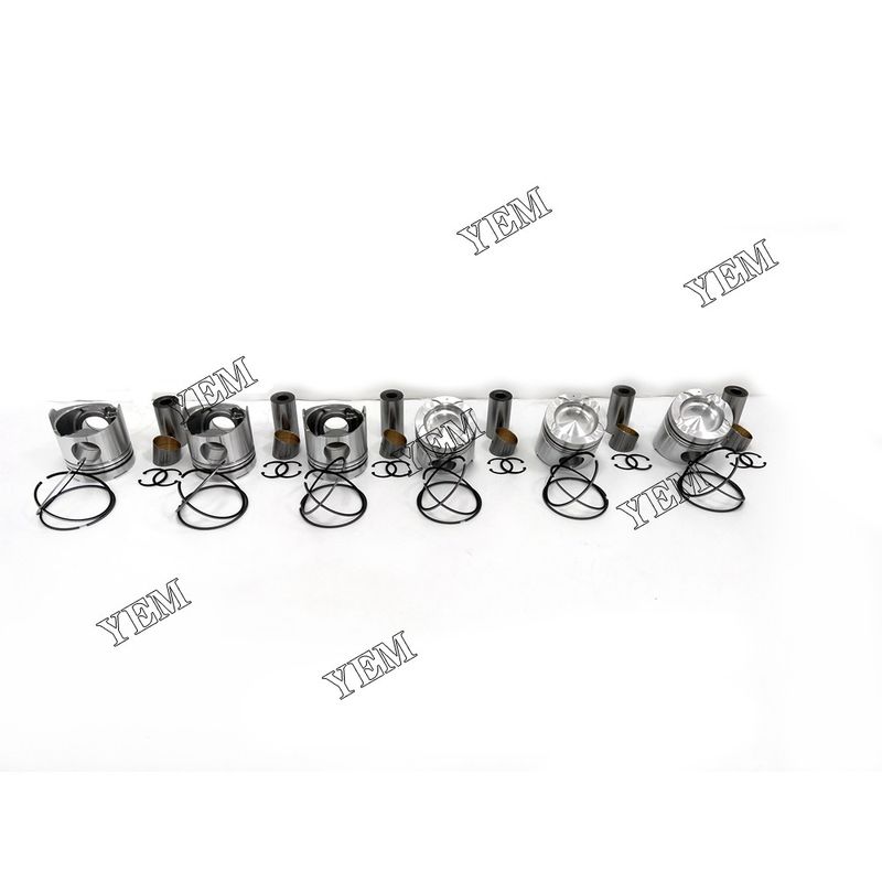 S6B3 Piston With Rings For Mitsubishi  Engine Spare Parts