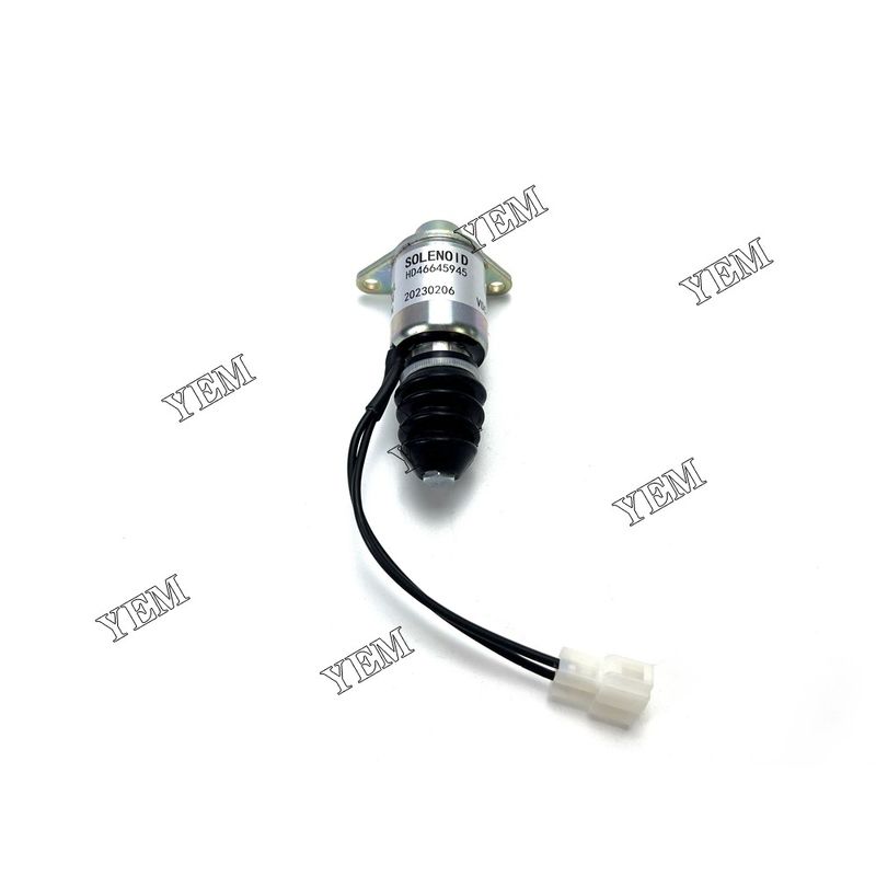 4TNE84 Solenoid Valve Engine Spare Parts For Yanmar 129209-77950 3TNE88 4TNE88